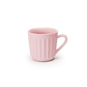 Caneca Canelada Rosa 150 ml