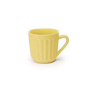 Caneca Canelada Amarelo 150 ml