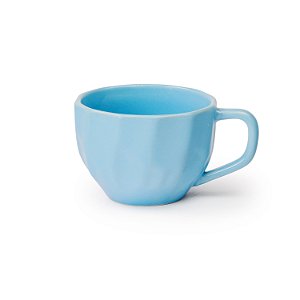 Xícara Chá Prisma Azul 200 ml