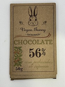 Chocolate 56% cacau inclusão cupuaçu cristalizado  50g