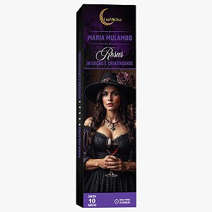 Incenso Natural Maria Mulambo 0% Carvão Cxs C 10 Varetas