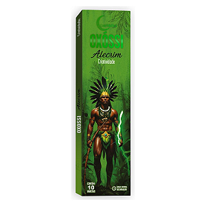Incenso Natural Oxóssi Lua Mística 0 Carvão Cx c/ 10 Varetas