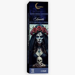 Incenso Natural Rosa Caveira 0% Carvão Cxs C 10 Varetas