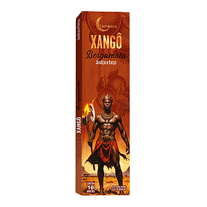 Incenso Natural Xangô Lua Mística 0 Carvão Cx c/ 10 Varetas