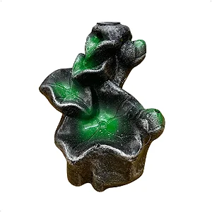 Incensário Cascata (Verde) - Resina