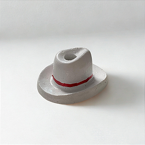 Ofertório Chapéu Branco Zé Pelintra em Resina 6 cm