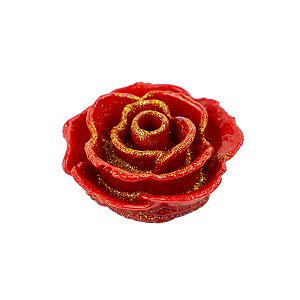 Ofertório Pomba Gira Rosa Vermelha Umbanda 5 cm Resina