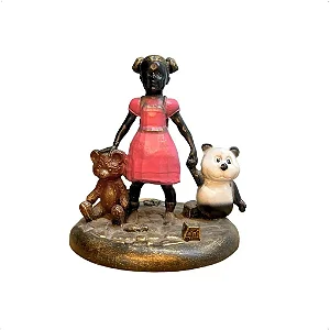 Erê Menina (D) (Rosa) - Resina - Umbanda Candomblé