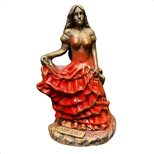 Mini Pomba Gira 10 cm (V) - Resina - Umbanda Candomble