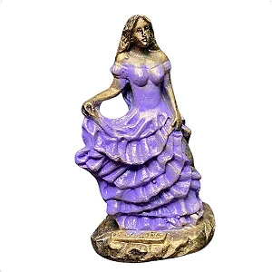 Mini Pomba Gira 10 cm (R) - Resina - Umbanda Candomble