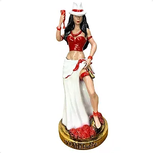 Maria Navalha Saia (B) (R) - Resina - Umbanda Candomble