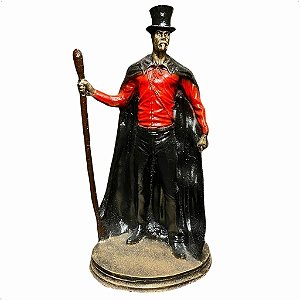 Exu Capa Preta (D) 24cm - Resina - Umbanda Candomble