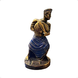 Mini Ogum - Gesso - Umbanda Candomblé