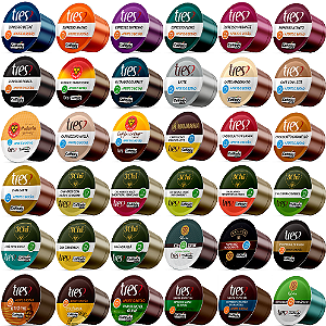 30 Cápsulas Sortidas Três Corações Cafés Chás Chocolates Espressos Cremosos