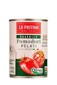 Tomate Pelati Orgânico Italiano La Pastina 400G