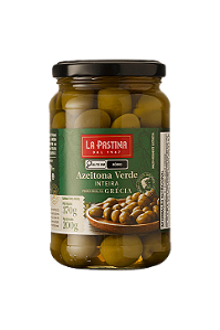 Azeitona Grega Verde Inteira 370G La Pastina