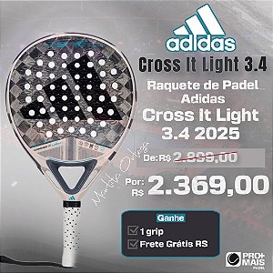 Raquete de Padel Adidas Cross It Light 3.4 2025