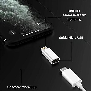 ADAPTADOR - V8 PARA IPHONE
