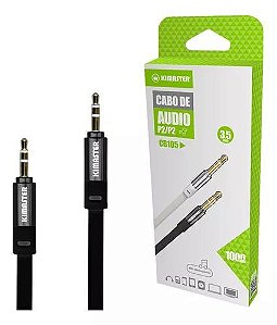 CABO DE AUDIO P2/P2 FLAT KIMASTER CB105 1MT
