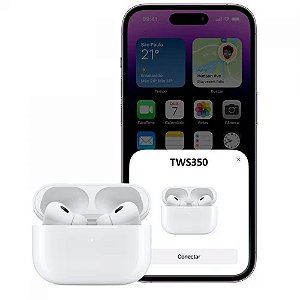 FONE DE OUVIDO BT C/CANCELAMENTO RUIDO TWS350 KIMASTER