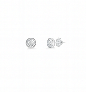 BRINCO PAVÊ CIRCULO OURO 18K COM DIAMANTES