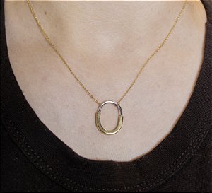GARGANTILHA DE OURO 18K CADEADO GA60771770