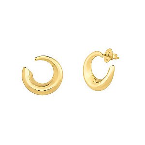 BRINCO DE OURO 18K ARGOLA FRONTAL BR 22799