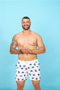 Bermuda Masculina -TARTARUGAS  AZUIS