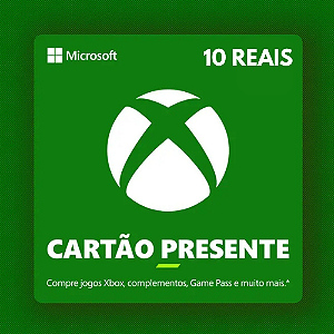 Gift Card Xbox R$10 Reais