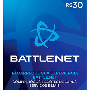 Gift Card Blizzard 30 Reais