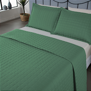 Kit Cobre Leito Matelado Copacabana 3 Peças Queen 100% Poliéster Micropercal 300