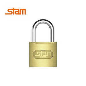 Cadeado segurança Stam original Latao 20mm a 50mm Tamanho:40MM