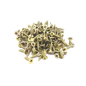 Parafuso Fixador 3,0 x 12 para Madeira Chipboard 50 Unidades