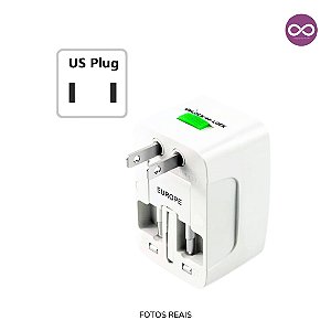 Adaptador Universal Tomada Para Viagem Padrão Internacional