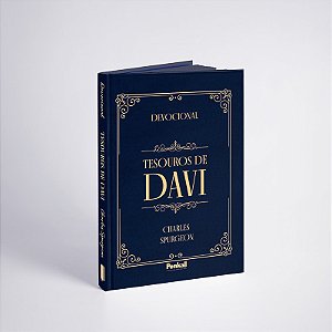 Caderno Devocional Tesouros de Davi | Ornamento Azul