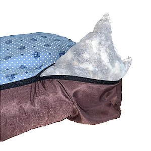 Cama Pet Onix Impermeável Gigante Cor:Realeza Azul