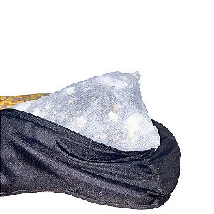 Cama Pet Onix Impermeável Média Cor:Dino Amarelo