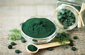 Spirulina Verde Pura em Pó 150g