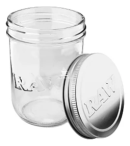 Pote de Vidro Raw Mason Jar