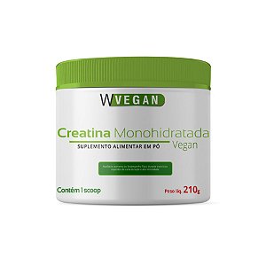 Creatina Monohidratada Vegana 220g – Sem Sabor
