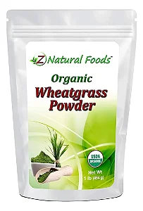 Pó de Grama de Trigo Orgânico – 100% Puro - 454g