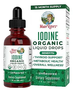 Gotas Líquidas de Iodo Orgânico 30ml