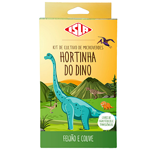 Kit de Cultivo Microverdes Dino de Feijao e Couve