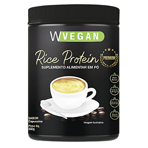 Proteína Vegetal Premium 350g com DHA WVegan – Sabor Capuccino