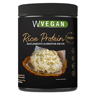 Proteína Vegetal Premium 350g com DHA WVegan – Sabor Cocada