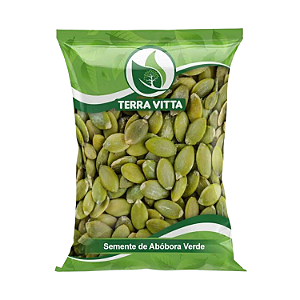 Semente de Abóbora Crua sem Casca 500g