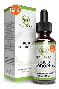 Suplemento Líquido de Clorofila – 59ml Vegano, Sabor Hortelã - PROMOÇÃO