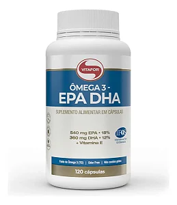 Epa Dha Ômega 3 120 Cápsulas