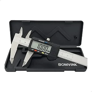 Paquímetro Digital 150mm Aço Inox Com Estojo Profissional