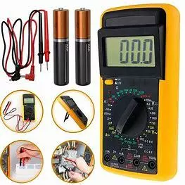 Multímetro Digital Grande Profissional Tensão Corrente Ac Dc